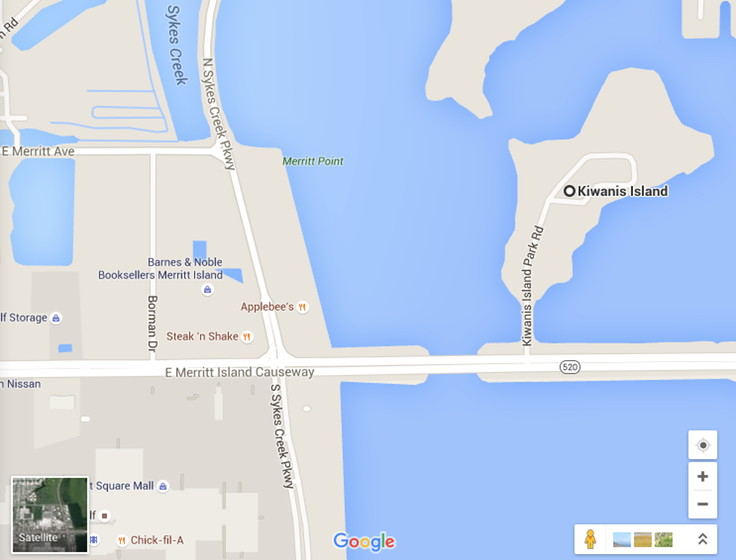 Kiwanis Island Map